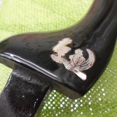 現品販売(送料無料)12.980円　沖縄三線専用　螺鈿入り黒塗り三線棹 現品販売(送料無料)12.980円 沖縄三線専用 螺鈿入り黒塗り三線棹