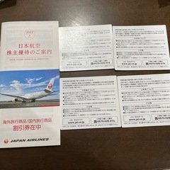 ⭐︎お値下げしました⭐︎残り1枚⭐︎【航空代金　半額！】日本航空...