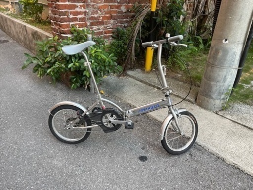 石垣　プジョー　折りたたみ自転車　16インチ　10/28または29
