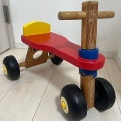 木製玩具　乗り物　4輪車