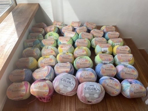 アクリル毛糸 大量【221玉+おまけ】