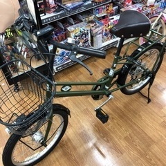 【BRIGHT DAY】オリーブカラーの20インチ シティサイクルお売りします！