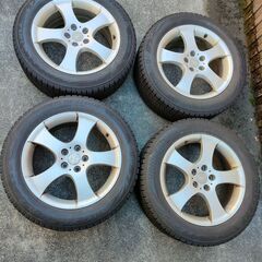 215/55/R17 VRX2スタッドレス付きアルミホイール4本セット
