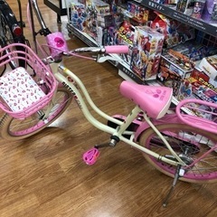 【ダイワサイクル】ピンクカラーの18インチ 子供用自転車お売りします！