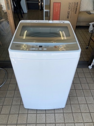AQUA  全自動電気洗濯機  2021年製　5.0kg  店頭16,000円