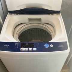 全自動洗濯機 アクア AQW-H72 大容量7.0kg＋ランドリ...
