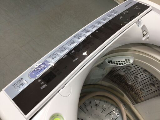 （11/20受渡済）JT7464【HITACHI/日立 7.0㎏洗濯機】訳アリ 2019年製 BW-V70C 家電 洗濯 全自動洗濯機 簡易乾燥付