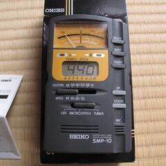 ギター（バス）チューナー＆メトロノーム　SEIKO　SMP-10