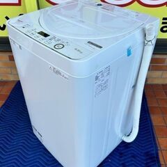 ■2020年製　SHARP 全自動電気洗濯機　ES-GE5D-W...