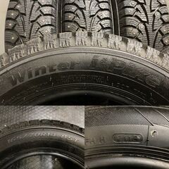 HANKOOK winter I Pike 165/70R14 14インチ スパイクタイヤ 4本 バリ溝
