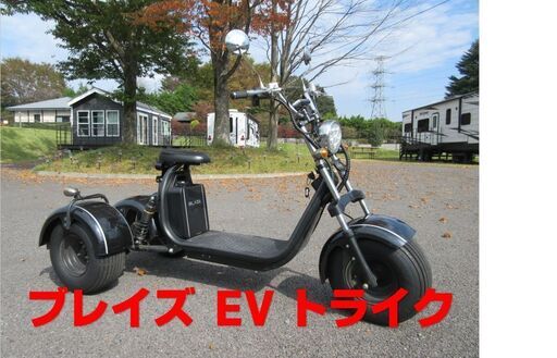 栃木県那須町！ブレイズ　EVトライク　新車購入１オーナー　室内保管品　距離短い
