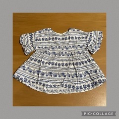 ☆【5点2000円対象】120cm 総柄トップス