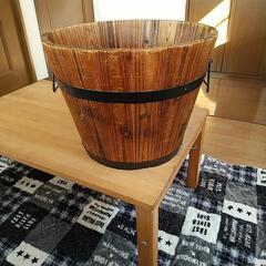 カントリー 木製 鉢カバー