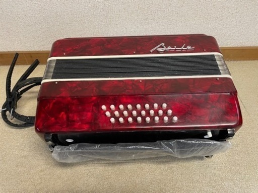 BAI-LE アコーディオン M2019 レッド 30鍵モデル 24ベース