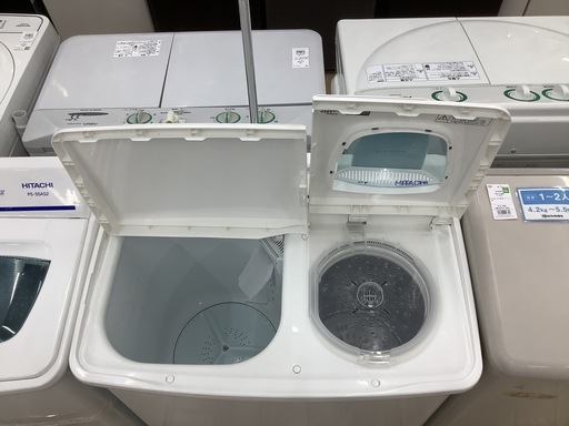 HITACHI(ヒタチ)2槽式電気洗濯機のご紹介です！