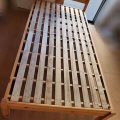 【無印良品】木製ベッド／パイン材／シングル
