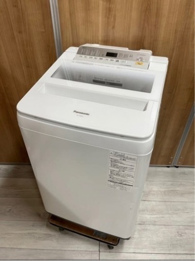 【中古】洗濯機 パナソニック NA-FA80H5-W 8.0kg 2017年製