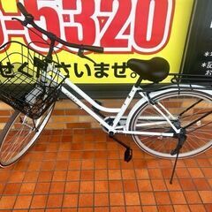 美品　あさひ　自転車　CASULY  26インチ　自転車　白