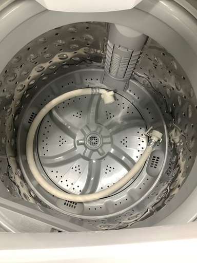 安心の6ヶ月保証付き！！ ELSONIC 5.0kg全自動洗濯機 EM-L50S2 2021年製