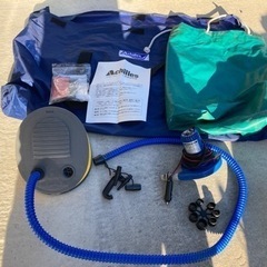 アキレスゴムボート（2人乗り）ボートカバー付 