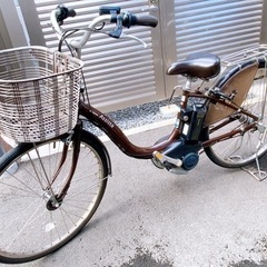 受け渡し予定者決定】電動自転車 ブリヂストン Assista ブラウン