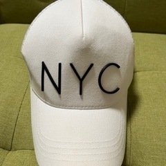 1800円から値下げ中古【ｳｨｽﾞﾑｰﾝｽﾞ】帽子NYC入りﾒｯ...