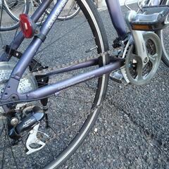 中古自転車２７６７　前後タイヤ新品！　クロスバイク　２０１０年モデル　ルイガノ　TR-LITE-E　７００×２８C　３×８段ギヤ　アルミフレーム　４２０㎜　身長１５５㎝から１７０㎝　ワイヤー錠　ライトは付属していません