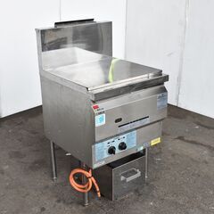 【ヤ取終了11/16】≪yt939ジ≫ コメットカトウ ガスフライヤー CF2-GA23-L20 LPガス用 1槽式 油量20L 幅55cm 奥行60cm 2016年製 現状品 51015-08