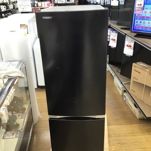#J-56【ご来店頂ける方限定】TOSHIBAの2ドア冷凍冷蔵庫です