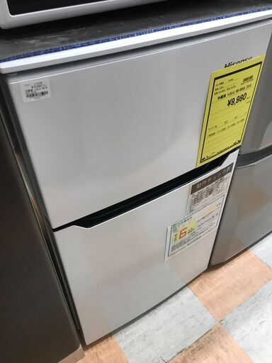 冷蔵庫 ハイセンス HR-B95A　2018年製 ※動作チェック済/当店3ヶ月保証