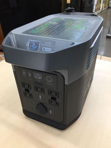 【中古美品】ECOFLOW エコフロー DELTAmini ポータブルバッテリ 245000mAh 出力1400W 定価：115,500円