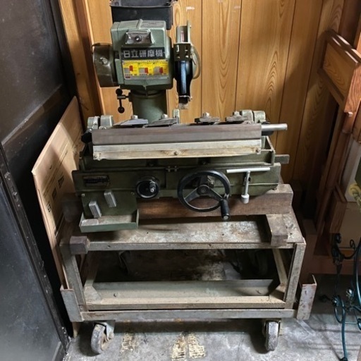 簡易動作確認済【日立工機】研磨機 450mm UA-150 現状品渡し