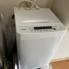 HISENSE　洗濯機　5.5キロ　HW-K55Y 美品　使用期...