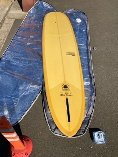 ロングボード シングルフィン 9.2ft 15，000円スタート！最低落札価格 