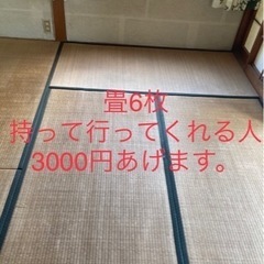 3000円あげます！　畳6枚