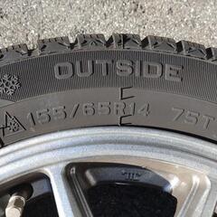 美品　冬用タイヤ4本セット（軽四）