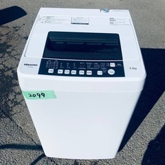2099番 Hisense✨洗濯機✨HW-T55A‼️