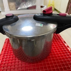 三層底片手圧力鍋(4.5L)＋皿＋土鍋 + 油はね防止ネット +...
