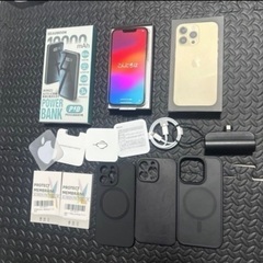 オマケ多数 美品 iPhone13Pro 256GB ゴールド ...