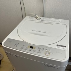 【再投稿】　SHARP. 洗濯機　ES-GE5C