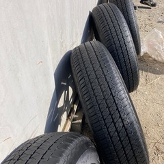 美品 175/80R16(BRIDCESTONE20年製)アルミ4本セット