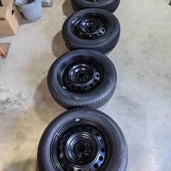 トヨタ ライズ スチールホイール新車外し バリ溝 ホイールキャップ新品 