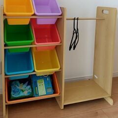 【おまけ付き】子供用 ラック 収納棚 おもちゃ箱 幼稚園 保育園