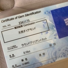 天然ダイアモンドネックレス