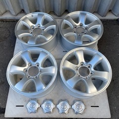 トヨタ 120系 プラド 純正 ホイール 17インチ 7.5J +30 pcd139.7 6H 中古