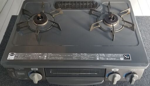 美品　リンナイ Rinnai　ガスコンロ KGM33NDG RT33NJH 都市ガス用　近場配達　可