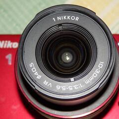 ❤️動作品・完品❤️ニコン 1 J1 赤❤️ミラーレス一眼