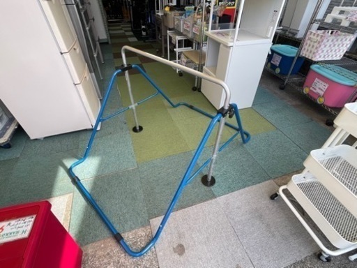 【リサイクルサービス八光】折りたたみ鉄棒 トーエイライト T-2314 屋内外兼用折りたたみ鉄棒
