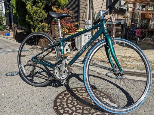 クロスバイク　giant escape r3 green size  xxs 370mm 700✕28　変速3✕8　美品　狭山市引取限定