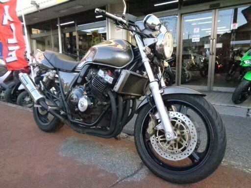 NO.4809　ＣＢ４００ＳＦversionＳ　ヨシムラサイクロン　リヤフェンダーレス　グリップヒーター付き　純正ブレンボキャリパー　ガンメタ＆ブラックライン　☆彡